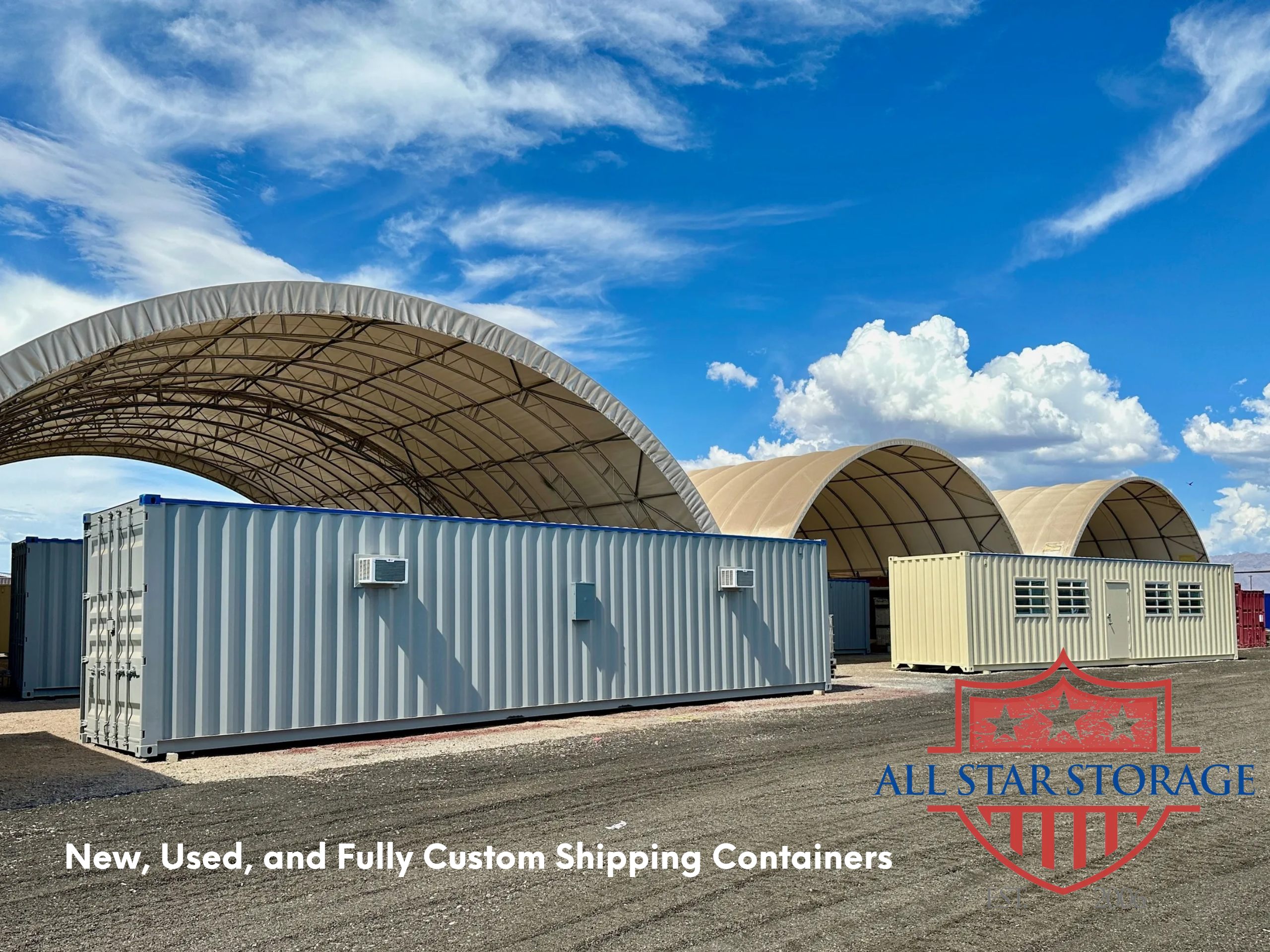 Shipping Container offices and canopies