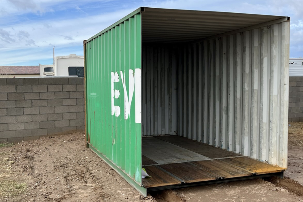 15 ft Shipping Container Modified with open end