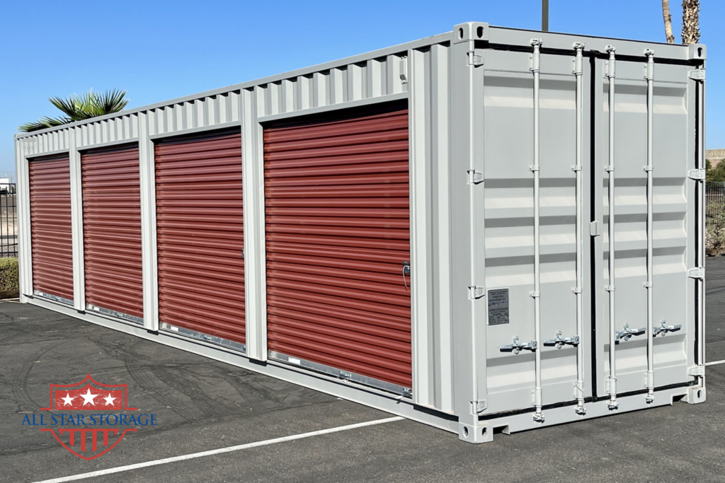 40ft High Cube Shipping Container Modified with 4 side roll up doors