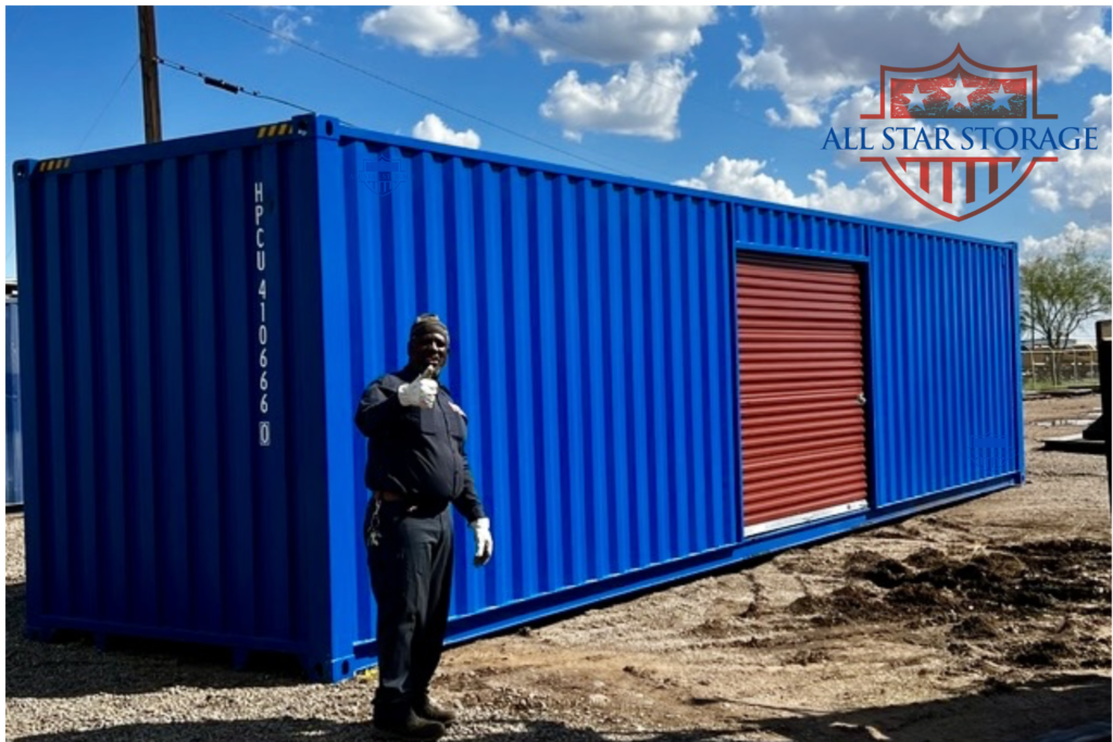 40ft Shipping Container Modified with Side Roll Up Door