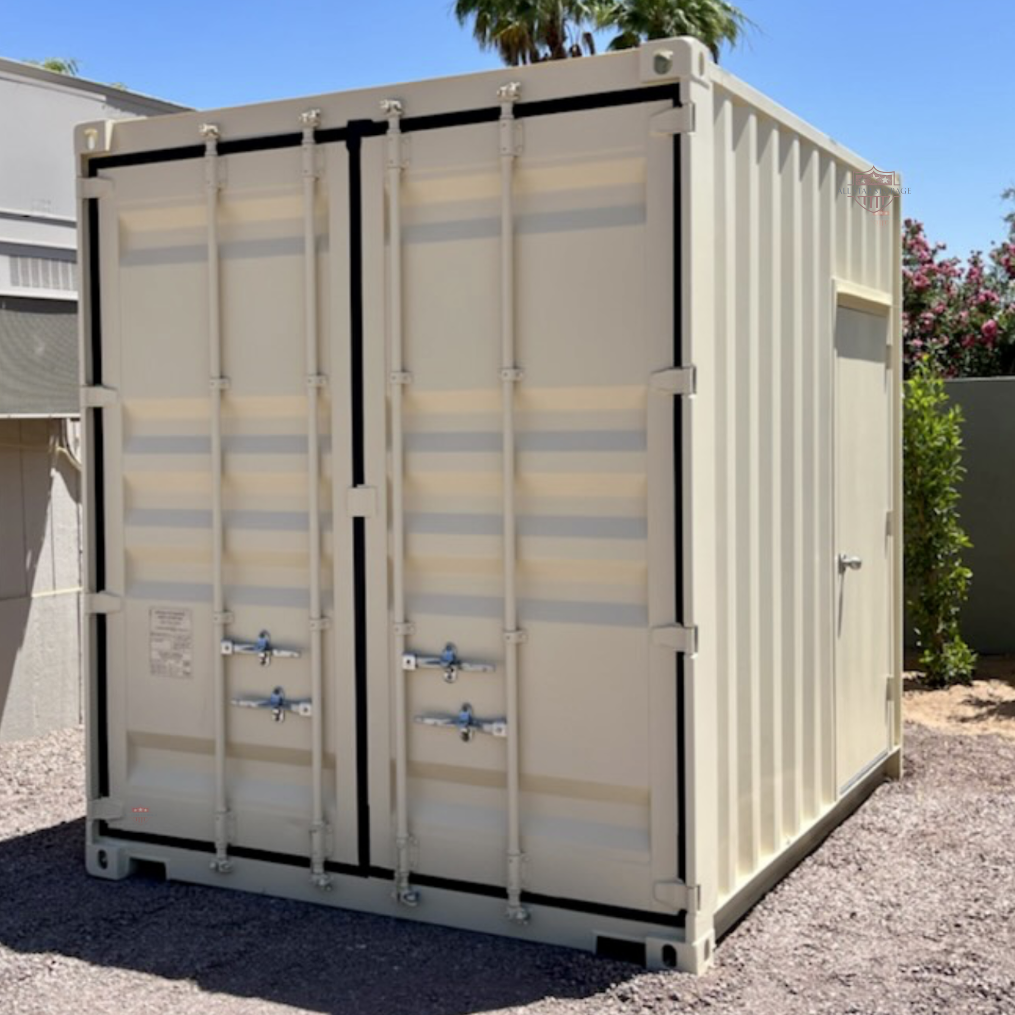 10ft Shipping Container with Walk Door