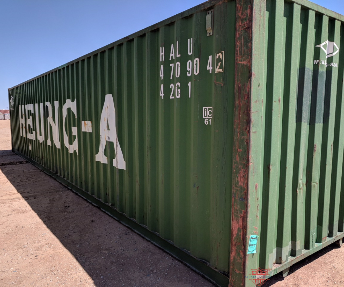 40ft High Cube Grade A Used Shipping Container Hueng-A