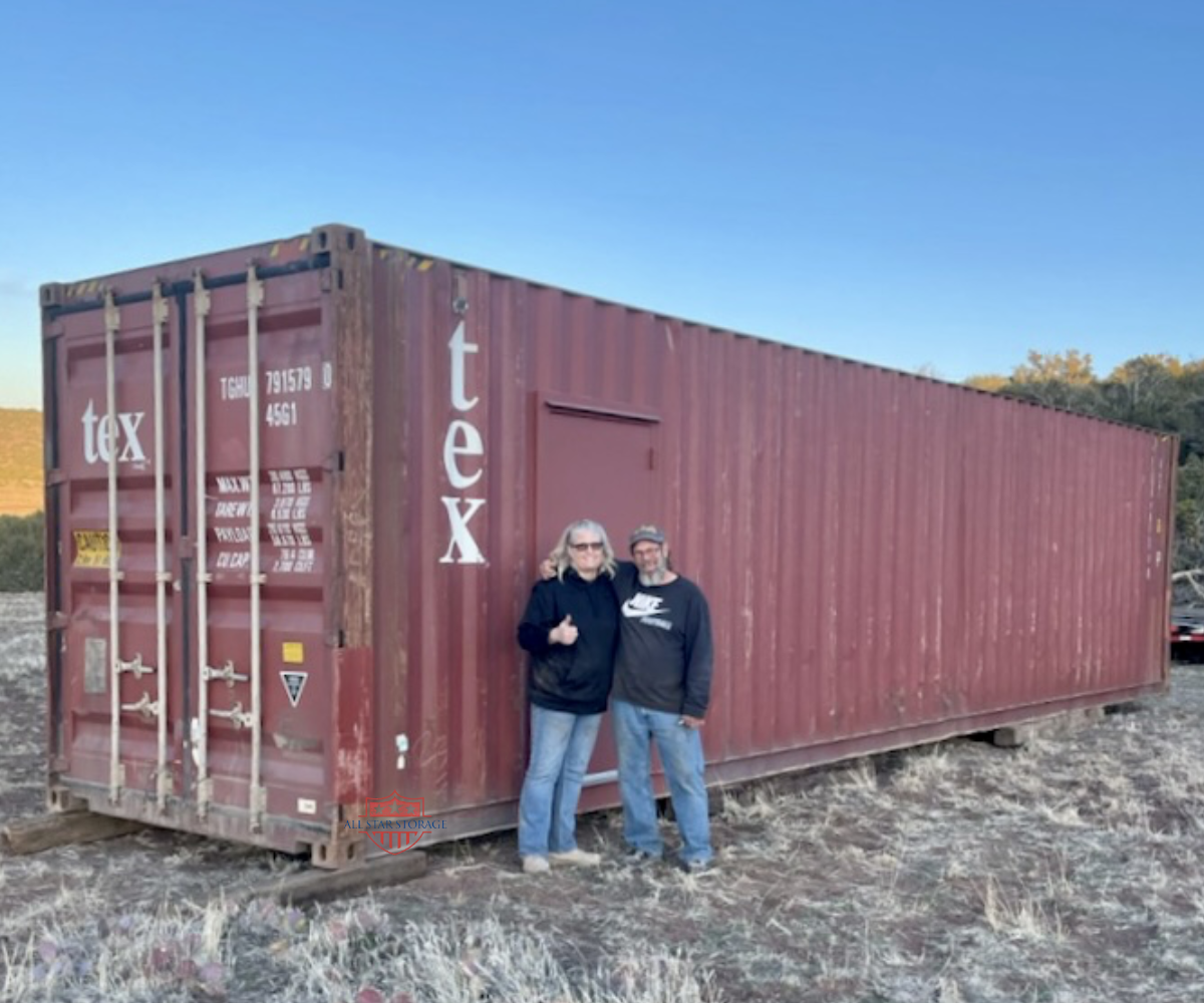 40ft High Cube Grade A Used Shipping Container Tex