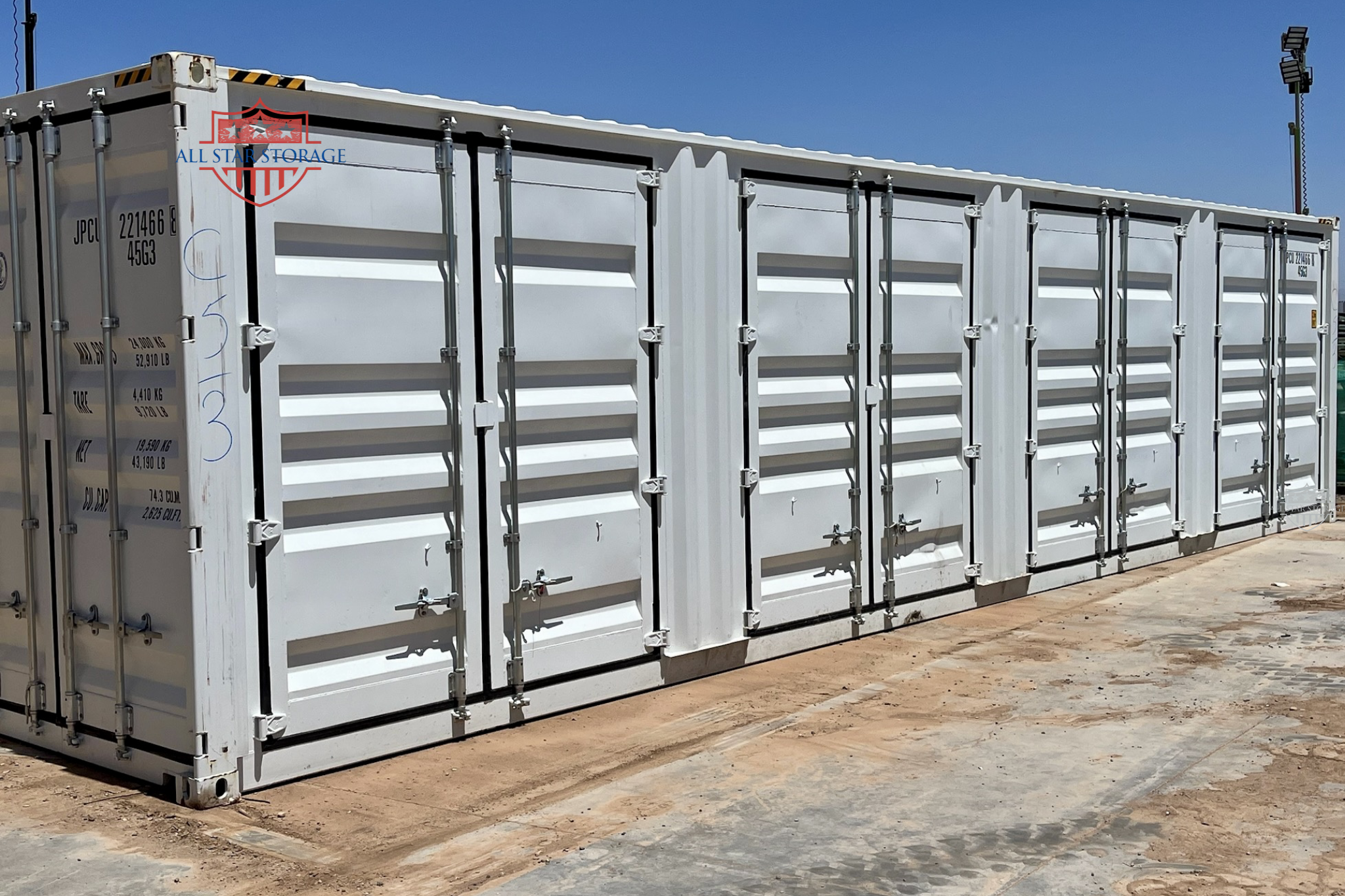 40ft One Trip Side Open Shipping Container