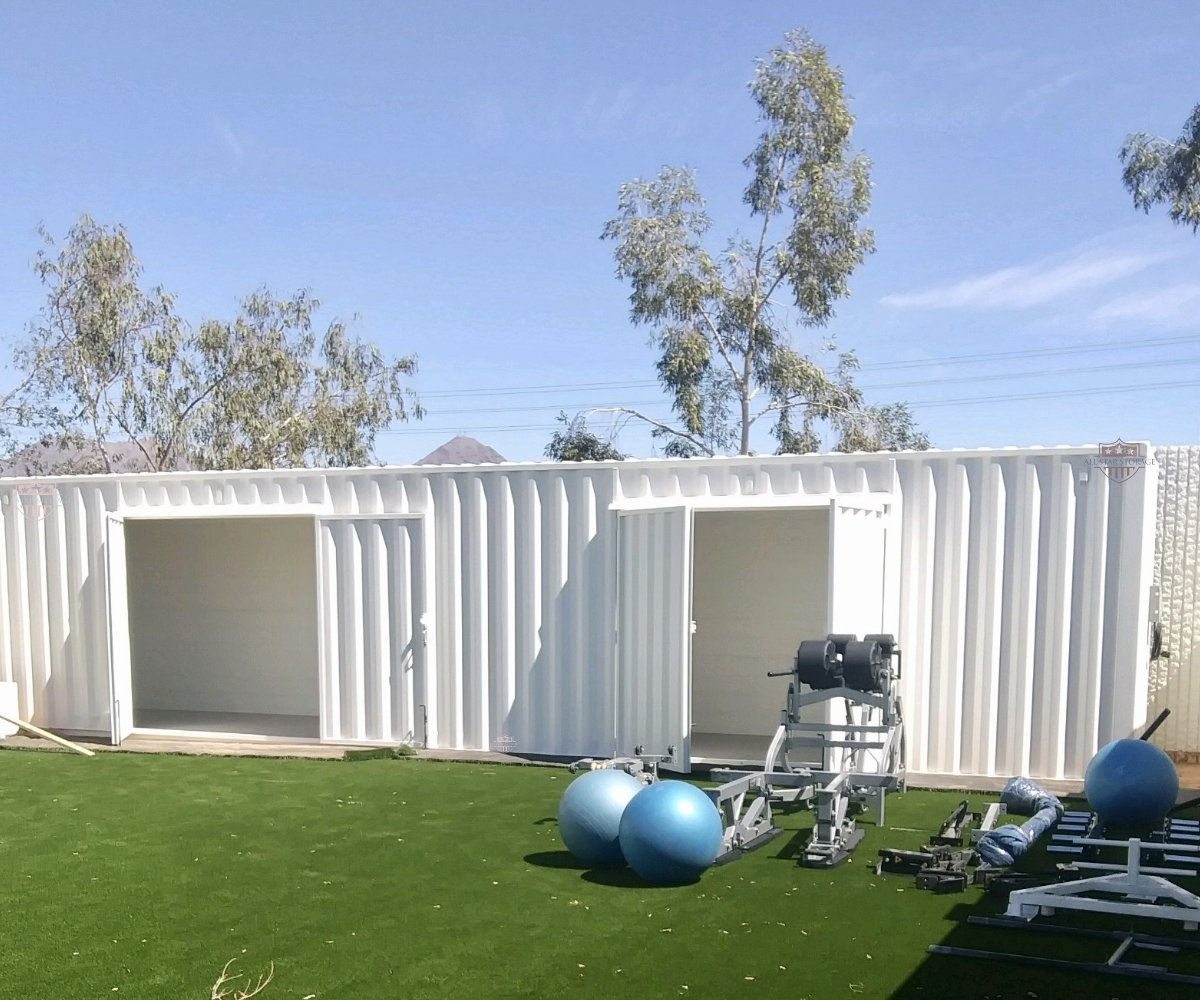 40ft Shipping Container Gym White