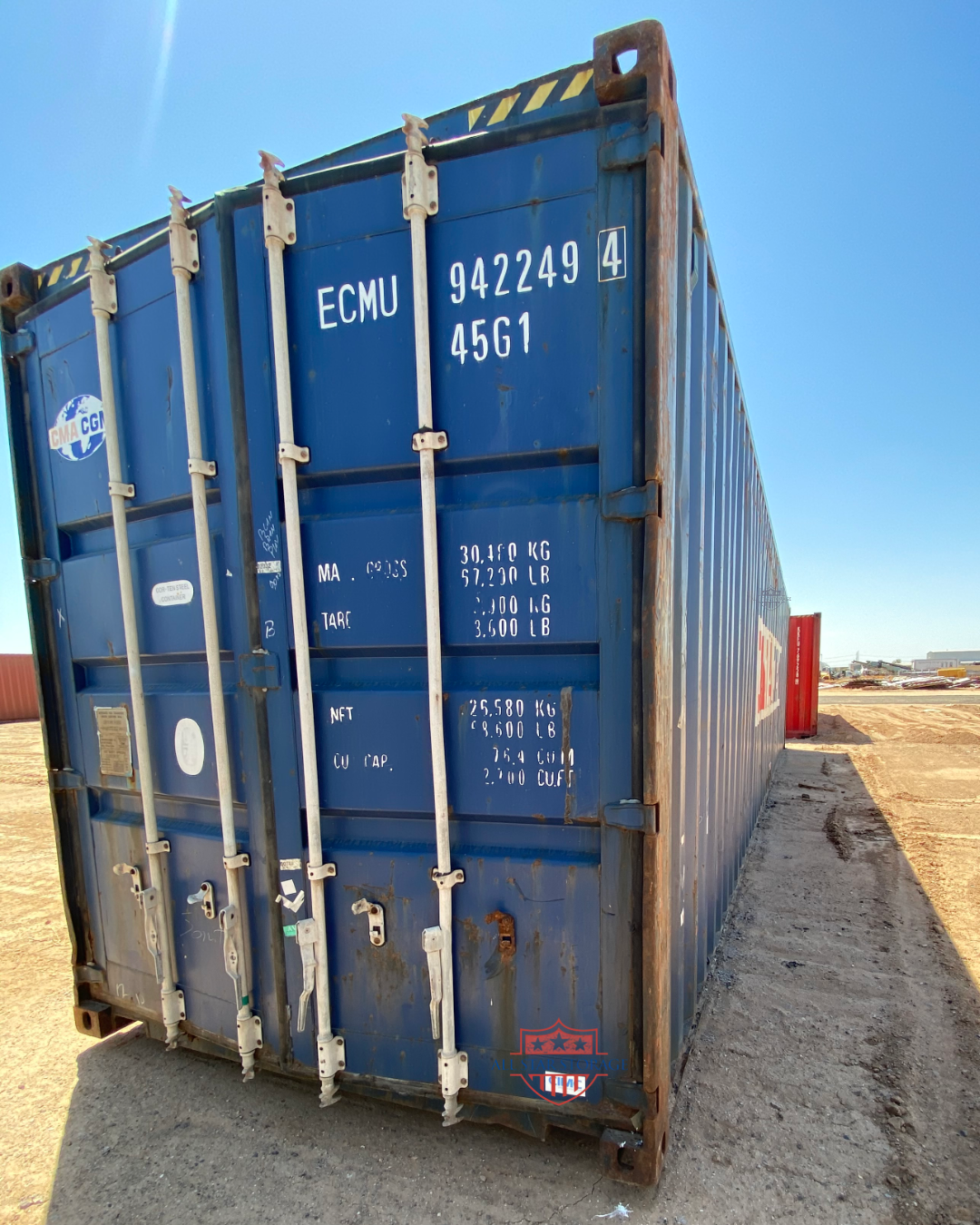 40ft Used High Cube Shipping Container CMA